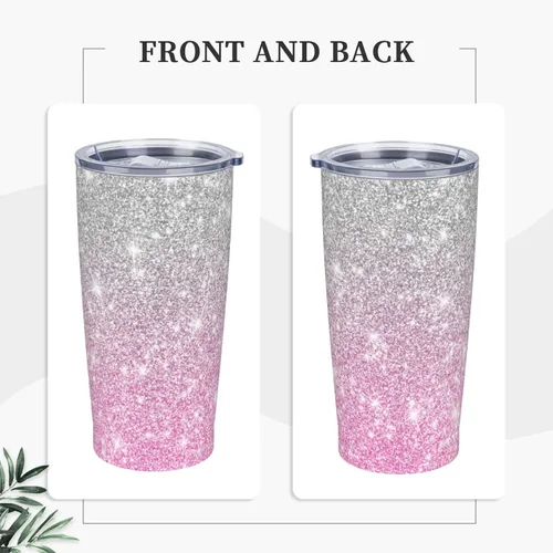 Vista 5 de Vaso personalizado con imagen con tapa y pajita, taza personalizada de 20 onzas, taza de café con texto y foto, taza personalizada de acero 4 Foto