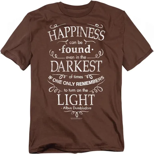 Vista 12 de Camiseta de Harry Potter con cita inspiradora de Dumbledore sobre la felicidad y colección de pegatinas Negro