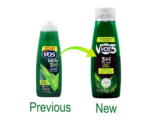 Vista 2 de Alberto VO5 - Champú acondicionador 3 en 1 para hombre, paquete de 3, gel de baño Fresh Energy, 12.5 onzas
