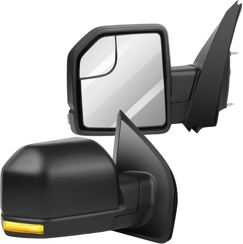 Vista 25 de Espejos de remolque Compatibles con Ford F150 1997-2003, cabina estándar y extendida (no para modelos de 4 puertas), espejos de remolque izquierdo