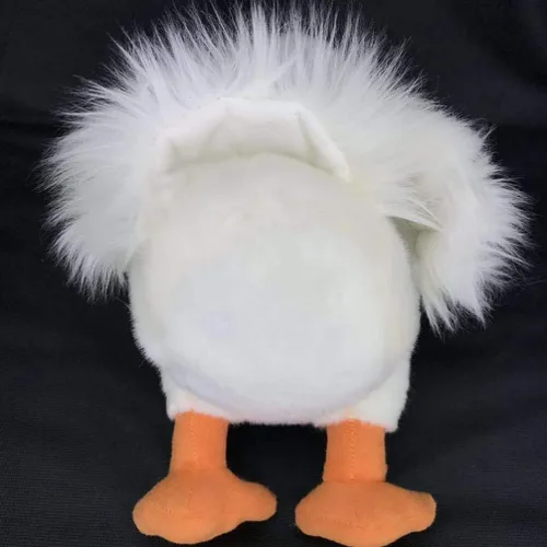 Vista 3 de Juguetes de peluche para pájaros, animal de peluche suave para niños y decoración del hogar, bonita muñeca de peluche con pico naranja de 30 pulgadas