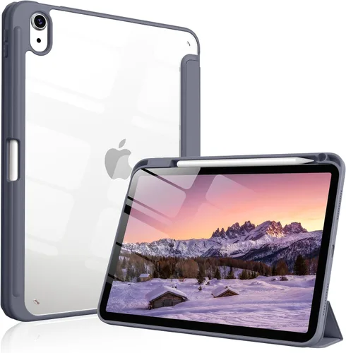 Vista 19 de Funda para iPad (A16) de 11ª generación de 11 pulgadas 2025, funda para iPad de 10.9 pulgadas 2022 con soporte para lápices, funda a prueba de Negro