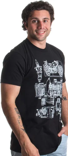 Vista 4 de M-72 Diagrama de soplado de motor de motocicleta, camiseta unisex