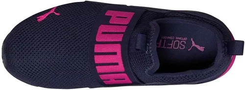 Vista 4 de PUMA Axelion - Tenis de entrenamiento anchos para mujer, estilo casual, color azul