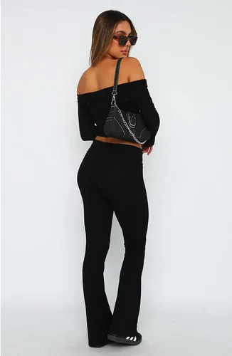 Vista 3 de Goafuliy Leggings acampanados, corte de bota de pierna ancha, pantalones de yoga plegables para descansar, Y2K, pantalones de yoga para mujer