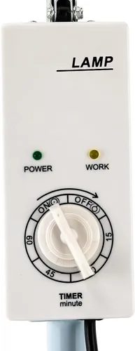 Vista 6 de Luz infrarroja lejana 250 W 360 ° giratoria ajustable mineral infrarrojo lámpara de calor función de sincronización de terapia luz de balanceo