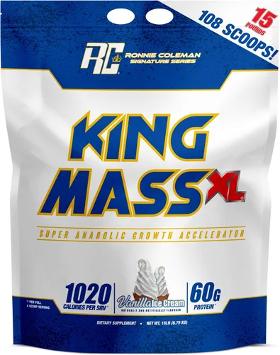 Vista 11 de Ronnie Coleman Signature Series King Mass XL Mass Gainer - Proteína en polvo, ganador muscular, 2.16 onzas de proteína, 6.35 oz de carbohidratos