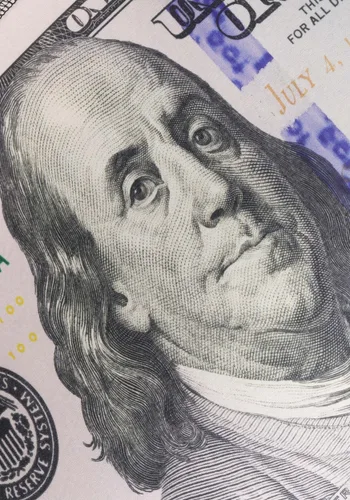 Vista 3 de Disfraz de Billete de 100 Dólares para Niños Multicolor