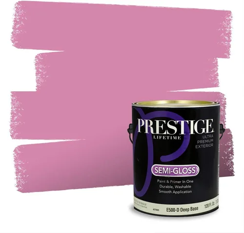 Vista 353 de Prestige Paints Pintura exterior e imprimación en uno, 1 galón, plano, coincidencia comparable de Valspar* Amber Rose*