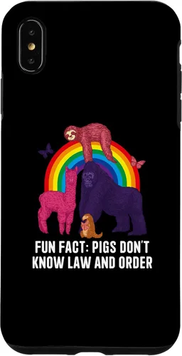 Vista 7 de iPhone 15 Pigs Dont Know Law and Order Funny Animal Pun Humor Case