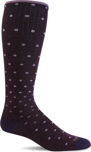 Vista 7 de Calcetines para mujer de compresión graduada On the Spot, de Sockwell Negro-Sólido