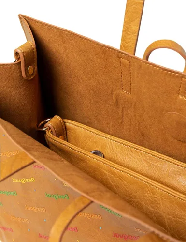 Vista 3 de Desigual Borsa Beige Intra Merlo 20SAXPA5 6011