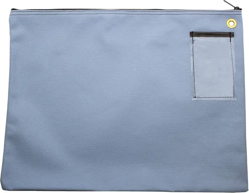 Vista 10 de Bolsa de lona Interoffice, color negro, 18 x 14 pulgadas Sobre de tránsito, bolsa de correo, para documentos, fabricado en EE. UU