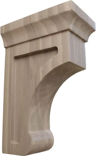 Vista 16 de Ekena Millwork Gomez - Soporte de madera, BKTW02X04X06GORW Madera de caucho.
