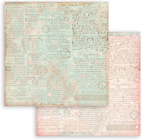 Vista 11 de Scrapbooking Bloc pequeño 10 hojas CM 20.3 x 20.3 (8 x 8 pulgadas) Selección de fondos - Rosa Perfum