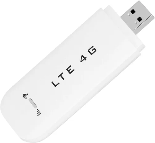 Vista 7 de Adaptador de red USB 4G LTE, Hotspot Router Módem Stick, Plug and Play, Función para compartir hotspot, expansión de memoria pequeña ()