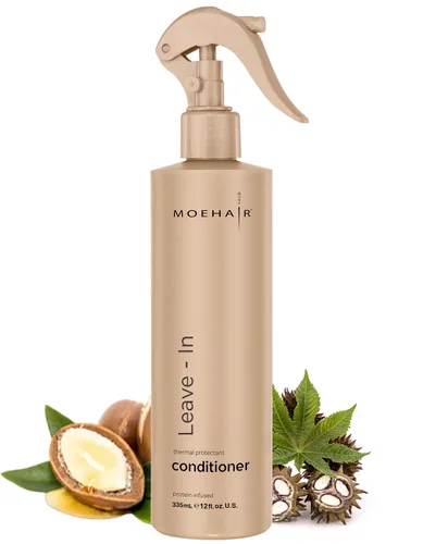 Vista 9 de MOEHAIR Travel Leave In Acondicionador para desenredar el cabello, espray alisador para el cabello, tamaño de viaje, 3.4 onzas líquidas
