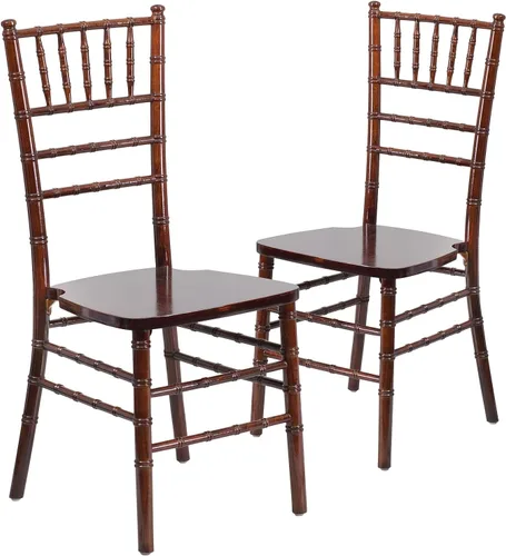 Vista 20 de Flash Furniture - Silla Chiavari de madera negra de la serie HERCULES