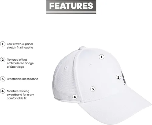 Vista 3 de Adidas - Gorra elástica estructurada Release 2 para hombre