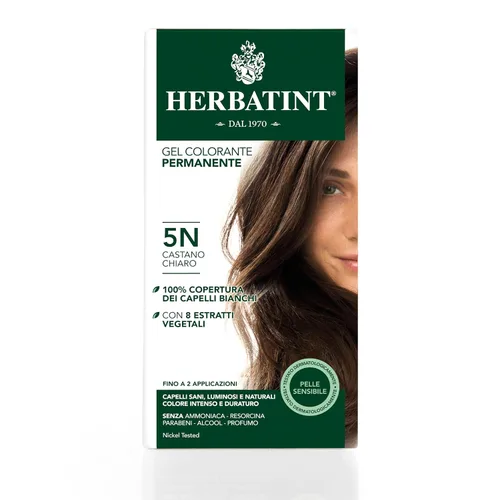 Vista 2 de Herbatint Tinte para el cabello castaño claro 5N, 4.56 FZ