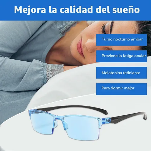 Vista 5 de 2 lentes de enfoque automático autoajustables, gafas de presbicia con zoom automático antiluz azul, lentes de lectura inteligentes inteligentes