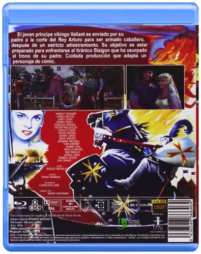 Vista 2 de Prince Valiant (1954) Blu-Ray, Reg.ABC Import - Spain