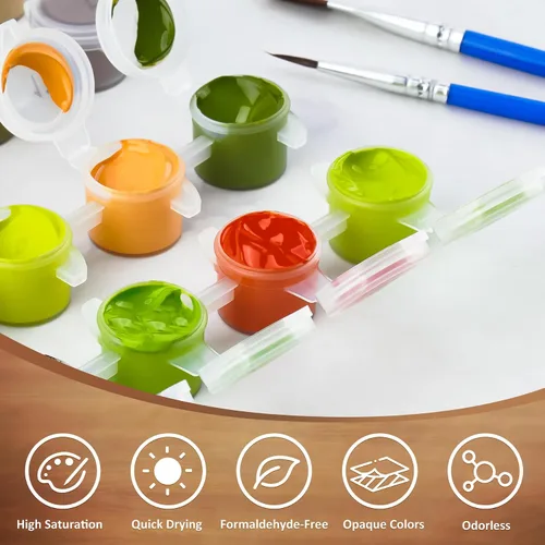 Vista 5 de NiArt Pintura por números para adultos principiantes, pintura por números sobre lienzo para niños, kits de pintura al óleo para regalo decoración
