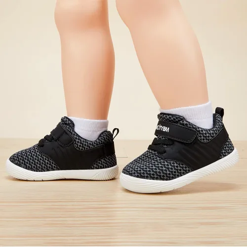Vista 2 de BMCiTYBM Zapatos para caminar de malla transpirable para bebés, niños y niñas, ligeros, antideslizantes, para primeros pasos, 6, 9, 12, 18, 24 meses