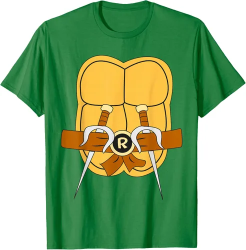 Vista 4 de Mademark x Teenage Mutant Ninja Turtles - Camiseta de disfraz de Raphael Easy Halloween Negro