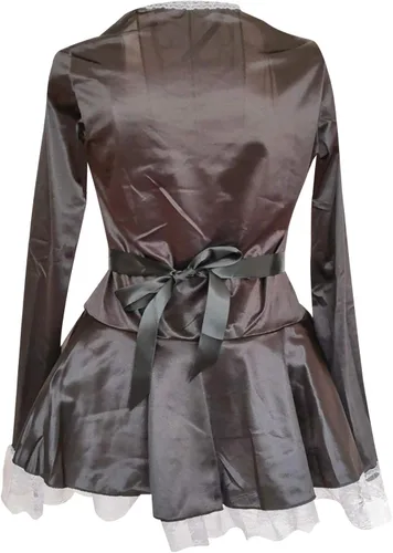Vista 5 de VEFSU - Conjunto de uniforme de una pieza para mujer, lencería erótica, sexy