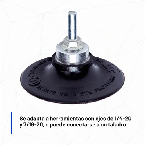 Vista 4 de 3M Roloc - Conjunto de almohadilla de disco 05540, 3 pulgadas, cambio rápido, almohadilla de respaldo duradera