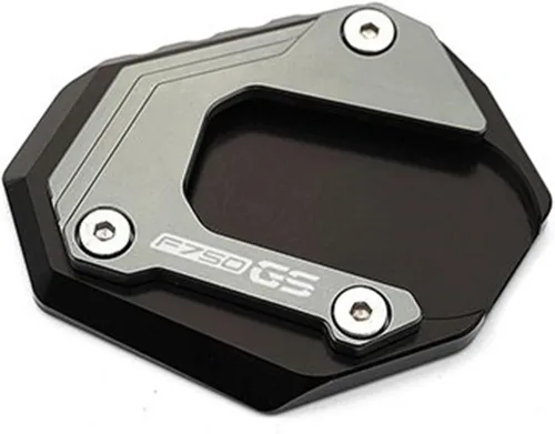 Vista 22 de Soporte lateral para motocicleta, placa de extensión para BMW F850GS F750GS F850 GS F 750 850 GSA 2018 2020 2021 2022 (color : A plateado F750GS)