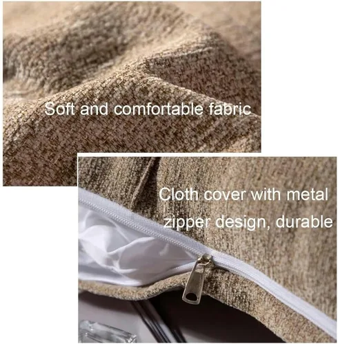 Vista 3 de Bedside Cushion Headboard Backrest Reading Cushy Bed Wedge Pillow Bedside Cushion Bolster Backrest Positioning Support Pillow for Sofa Bed