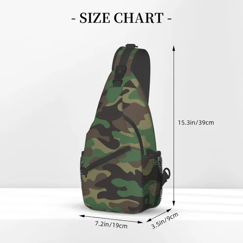 Vista 2 de SURERUIM Mochila ligera para el pecho, mochila cruzada para hombres y mujeres, linda mochila para gimnasio, deportes, viajes, senderismo
