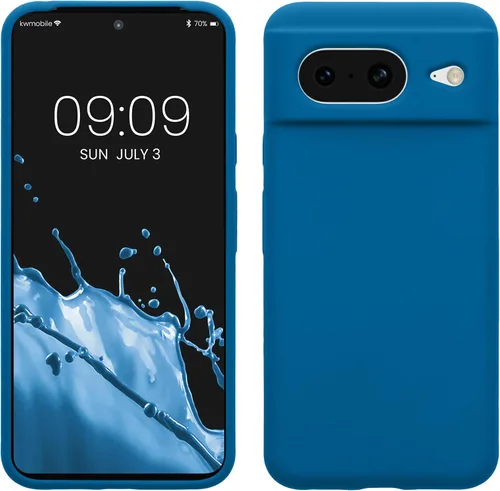 Vista 59 de kwmobile Funda compatible con Google Pixel 7 - Funda de silicona TPU con acabado suave - Piedra antigua