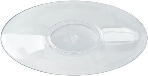 Vista 10 de Restaurantware Vasos de delicatessen de 5.5 onzas, 100 vasos ovalados de plástico para frutas, con tapas, vasos desechables de plástico transparente