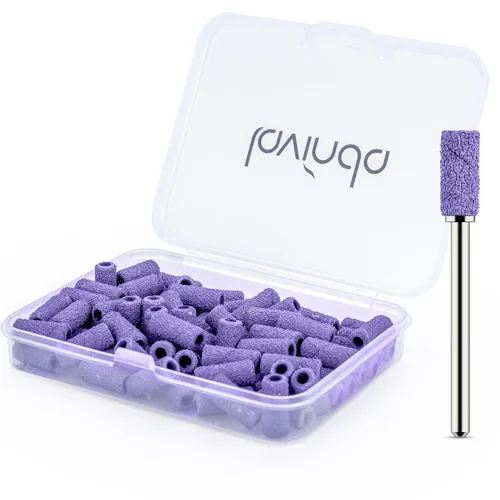 Vista 18 de Lavinda Brocas para taladro de uñas de 3/32 pulgadas de fácil remoción para bandas de lijado, mandril pequeño profesional de acero inoxidable de 3.1