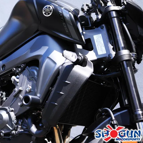 Vista 7 de Shogun USA Made Yam MT-09 MT09 MT 09 SP 2021 2022 2023 2024 2025 2026 Sin corte Deslizadores de marco negro 750-6449