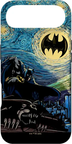 Vista 27 de DC Comics Batman Starry Night Style Painting Case para iPhone 17