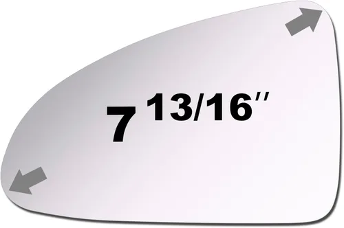Vista 2 de ReYee - Espejo de cristal lateral izquierdo para Chevy Malibu 2004-2008