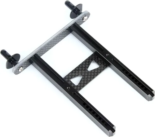 Vista 3 de LCX Racing 1/10th RC Crawler Car Aluminio y fibra de carbono Poste de montaje de cuerpo trasero para Traxxas TRX4, actualizaciones de piezas