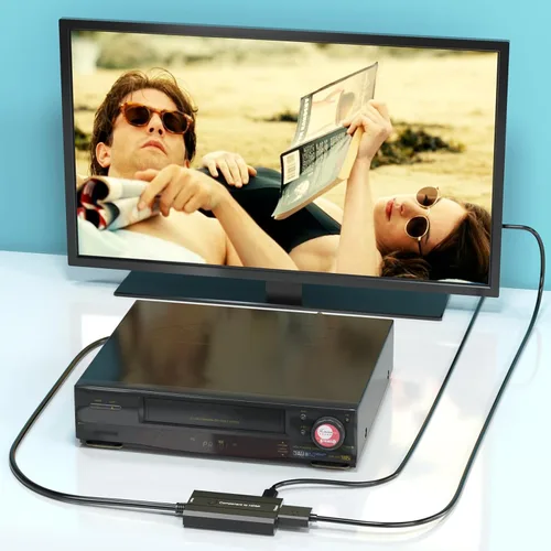Vista 5 de Convertidor de componente macho a HDMI para DVD/STB/VHS con componente hembra para mostrar en televisores de alta definición