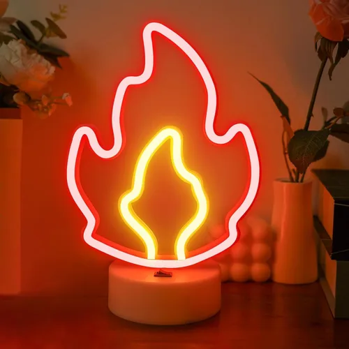 Vista 8 de Luces de neón de cactus verdes con base de soporte, letreros de neón de cactus para dormitorio, mesa, bar, cumpleaños, decoración de Navidad, verano