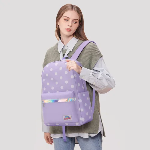 Vista 33 de Mygreen - Mochila escolar con bonitos diseños para niños y niñas, 11.5 x 15.7 x 5.1 pulgadas