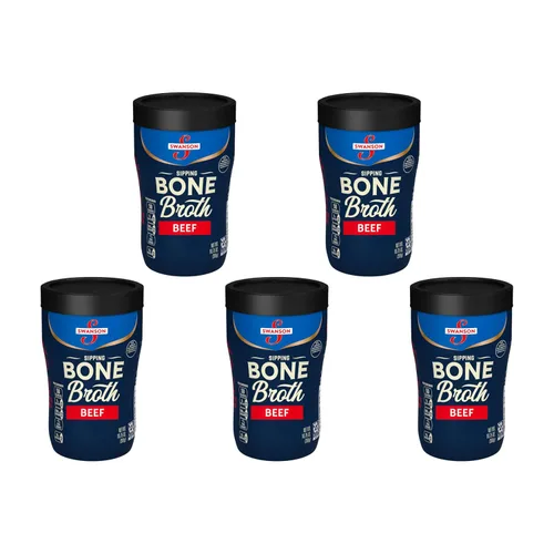 Vista 12 de Caldo de hueso de res para beber Swanson S, taza microondas de 10.75 oz