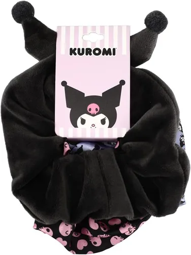 Vista 2 de Sanrio Kuromi Scrunchy - Paquete de 3