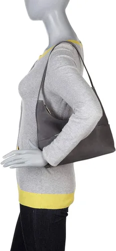 Vista 2 de Le Donne Top Zip Hobo Bolso de mano - Colombiano Vaquetta Cuero Vaquetta Mujer