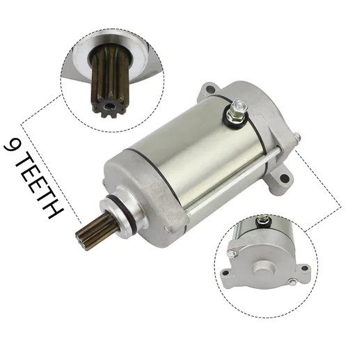 Vista 2 de Motor de arranque w/relé e interruptor de encendido para Yamaha Rhino 450 2007-2009/Rhino 660 2007