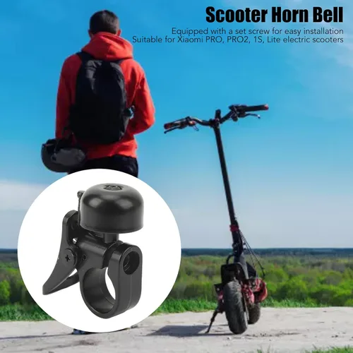 Vista 7 de Scooter eléctrico, bocina de scooter con sonido de aleación de aluminio ¨C Scooter eléctrico Accesorios para Pro PRO2 1S Lite