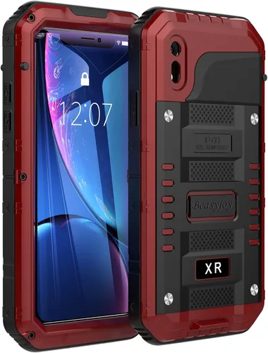 Vista 44 de Beasyjoy Funda para iPhone 12 - Impermeable, Grado Militar Resistente a Golpes con Protector de Pantalla Integrado, Protección Completa del Cuerpo